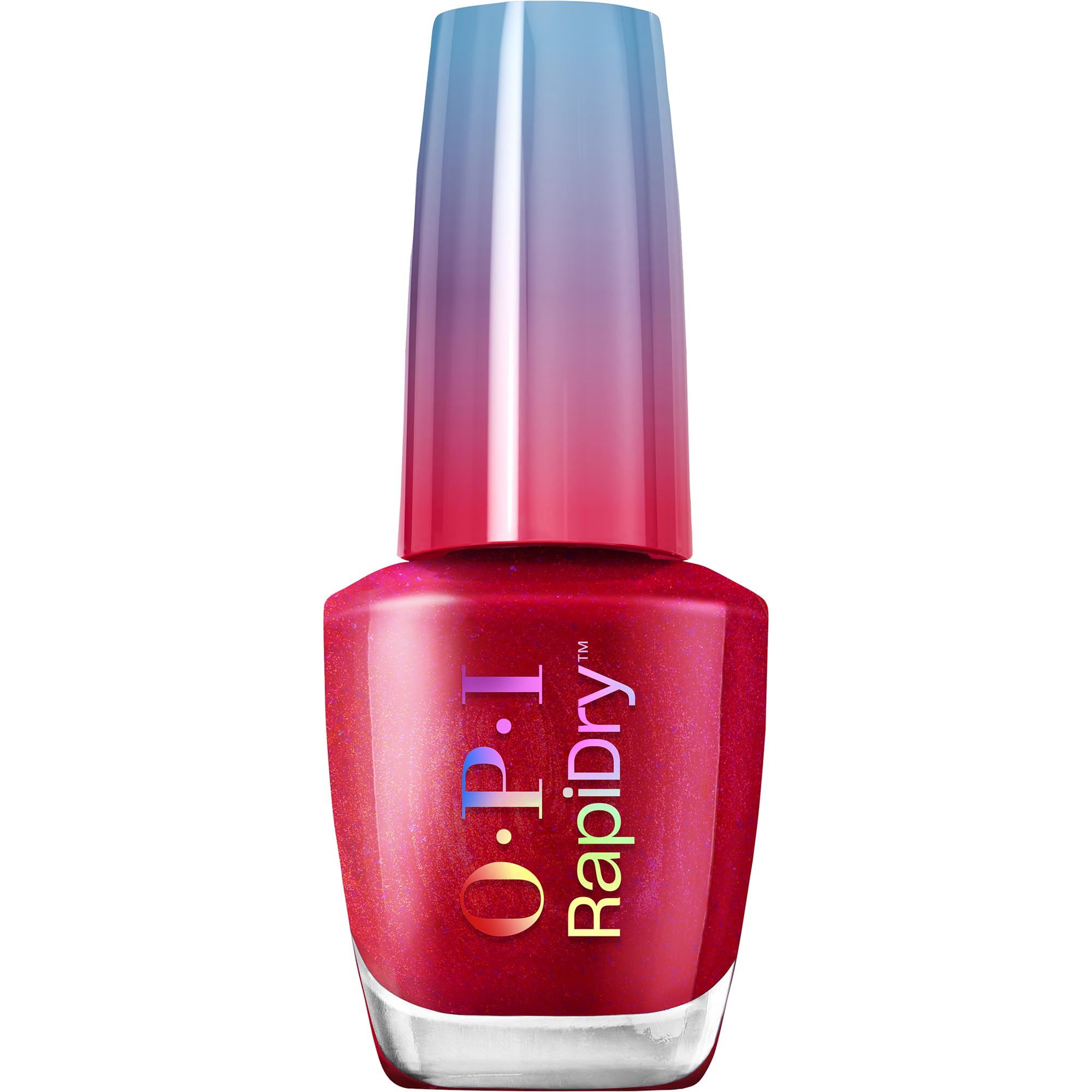 Foto 2 pulgar | Esmalte De Uñas Opi Rapidry Ring The Alarm Bright Red Shimmer - Venta Internacional.