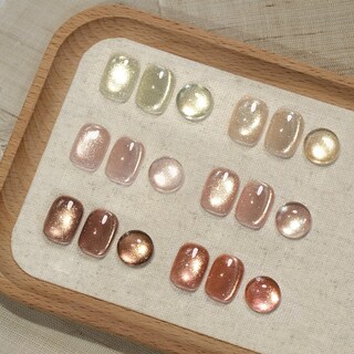 Foto 1 | Juego De Esmaltes De Uñas Gaoy Glitter Cat Eye Gel Con Imán, 7,3 Ml X 6 - Venta Internacional.