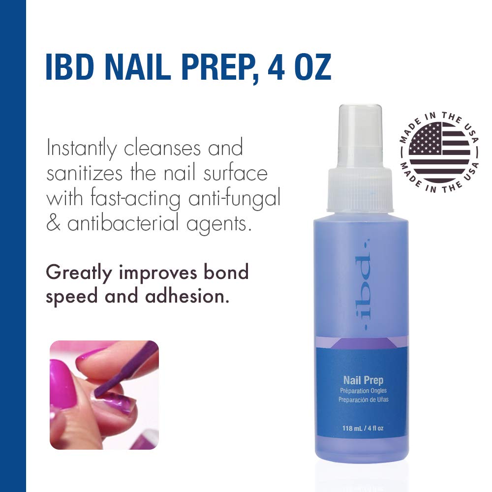 Foto 4 pulgar | El Spray Preparador De Uñas Ibd Mejora La Velocidad De Unión Y La Adhesión En 120 Ml - Venta Internacional.