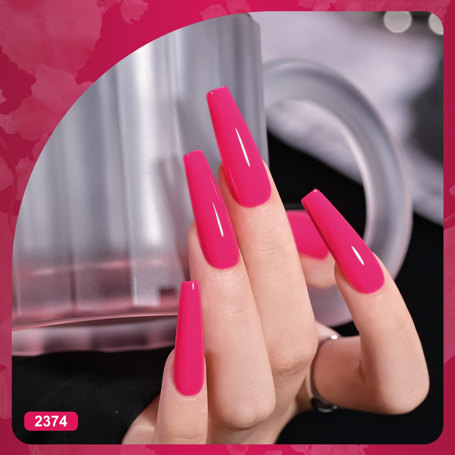 Foto 4 pulgar | Set De Esmaltes De Uñas En Gel Gaoy, Rojo Intenso, Neón, 7,3 Ml X 6 Uv/led - Venta Internacional.