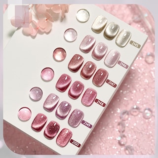 Foto 6 | Set De Esmaltes De Uñas Gaoy Glitter Cat Eye Gel Pink Galaxy 7,3 Ml X6 - Venta Internacional.