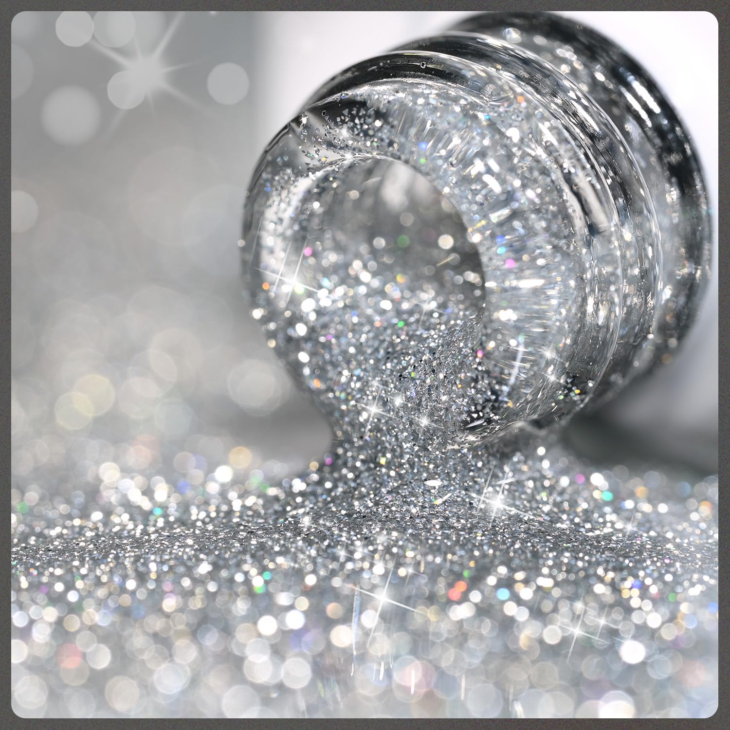 Foto 7 | Set De Esmaltes De Uñas Gaoy Reflective Glitter, 6 Colores, 7,3 Ml - Venta Internacional.