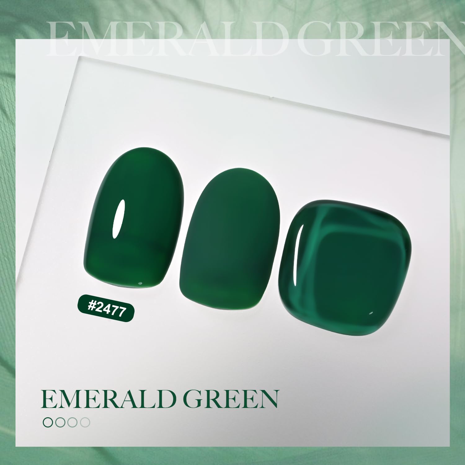 Foto 2 | Esmalte De Uñas En Gel Gaoy Green, 16 Ml, Soak Off Uv Light 2477 - Venta Internacional.