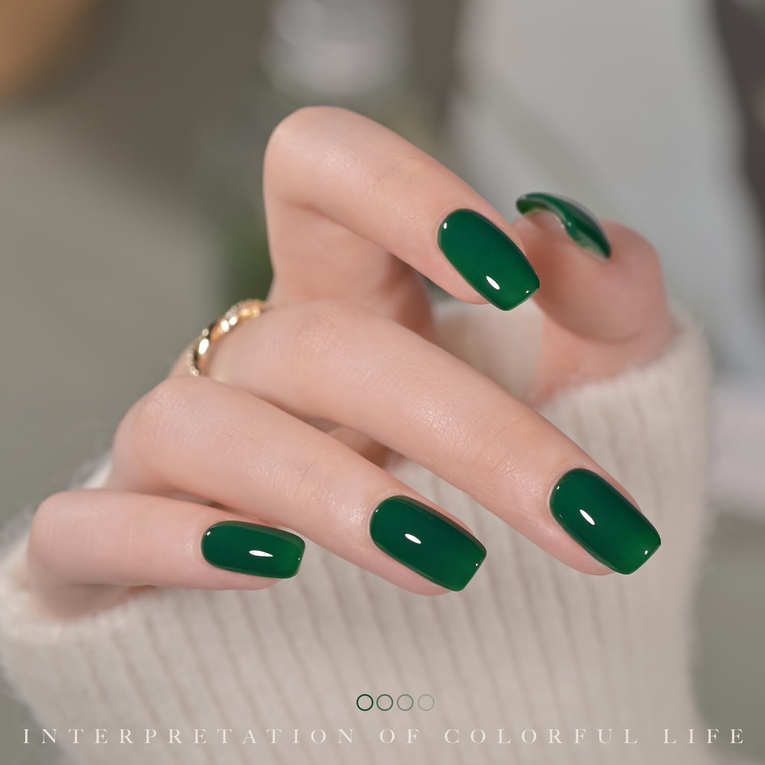 Foto 4 pulgar | Esmalte De Uñas En Gel Gaoy Green, 16 Ml, Soak Off Uv Light 2477 - Venta Internacional.