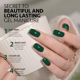 Foto 4 | Esmalte De Uñas En Gel Gaoy Green, 16 Ml, Soak Off Uv Light 2477 - Venta Internacional.