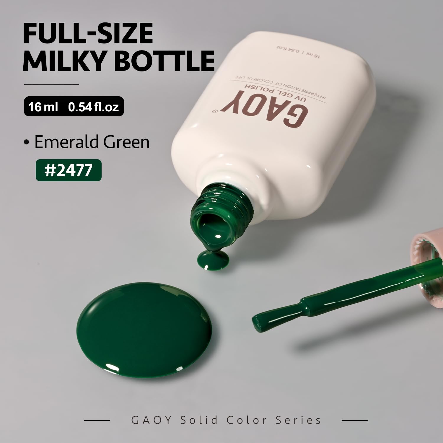 Foto 7 pulgar | Esmalte De Uñas En Gel Gaoy Green, 16 Ml, Soak Off Uv Light 2477 - Venta Internacional.