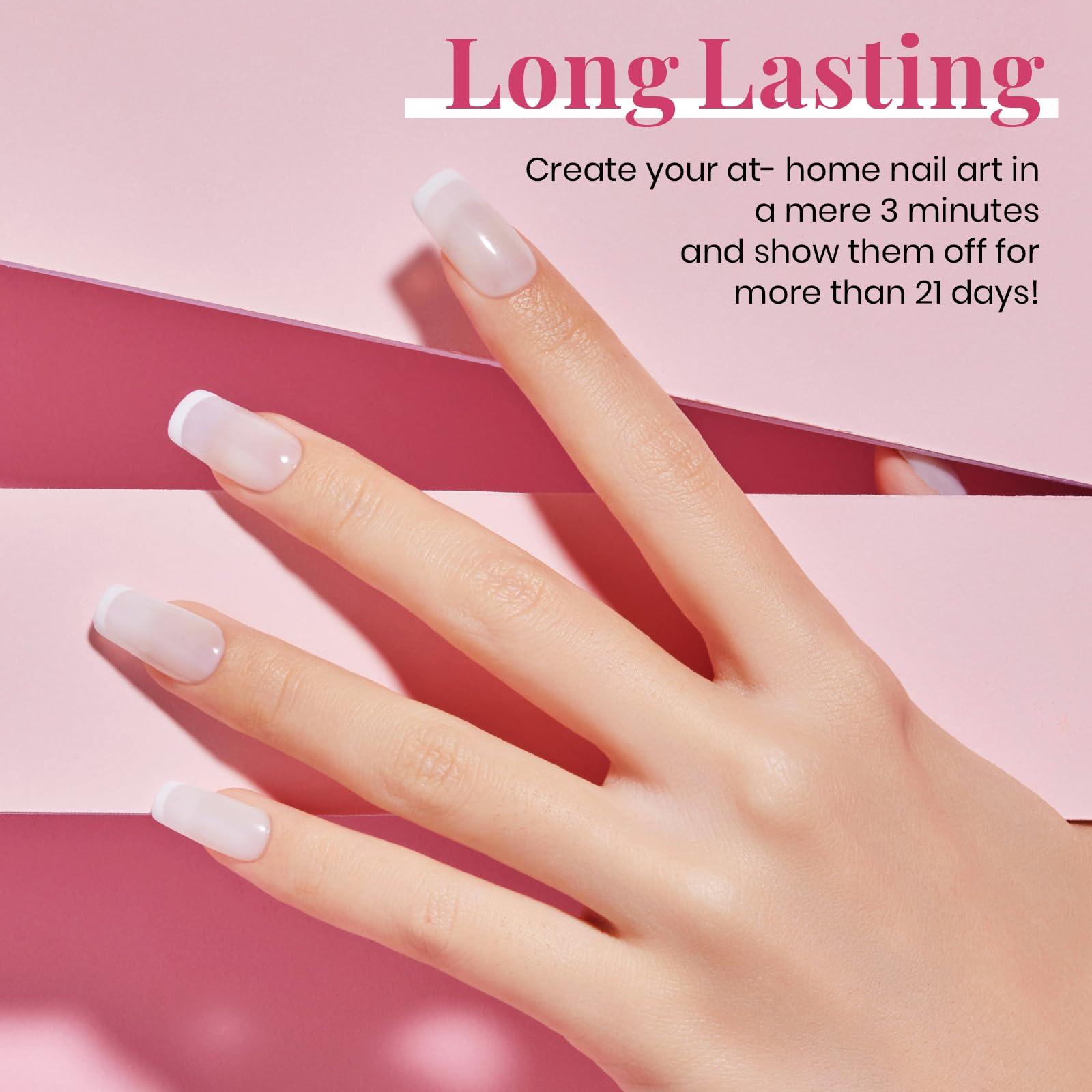 Foto 7 | Esmalte De Uñas Beetles Milky White Jelly Gel, 15 Ml, Juego De 2 - Venta Internacional.
