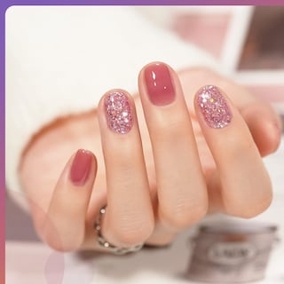 Foto 2 | Set De Esmaltes De Uñas En Gel Con Purpurina Gaoy, 6 Colores, 7,3 Ml, Uv Led - Venta Internacional.