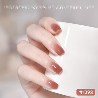 Foto 3 | Set De Esmaltes De Uñas Gaoy Jelly Gel Strawberry Milk, 6 Colores, 6,5 Ml - Venta Internacional.