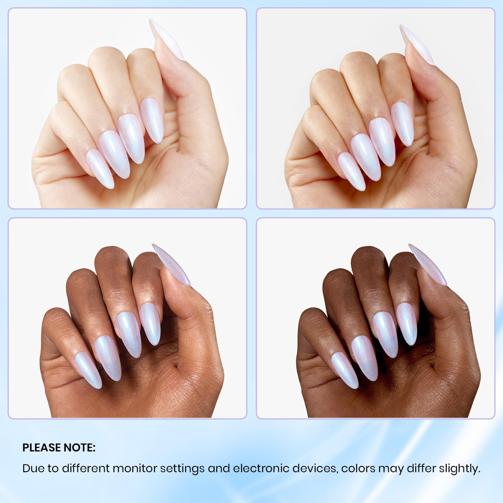 Foto 6 pulgar | Esmalte De Uñas Beetles Pearl Gel 15 Ml Pearl White Shimmer - Venta Internacional.