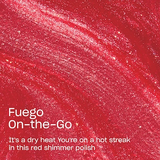 Foto 3 | Esmalte De Uñas Opi Rapidry Fuego On-the-go Bright Red Shimmer - Venta Internacional.