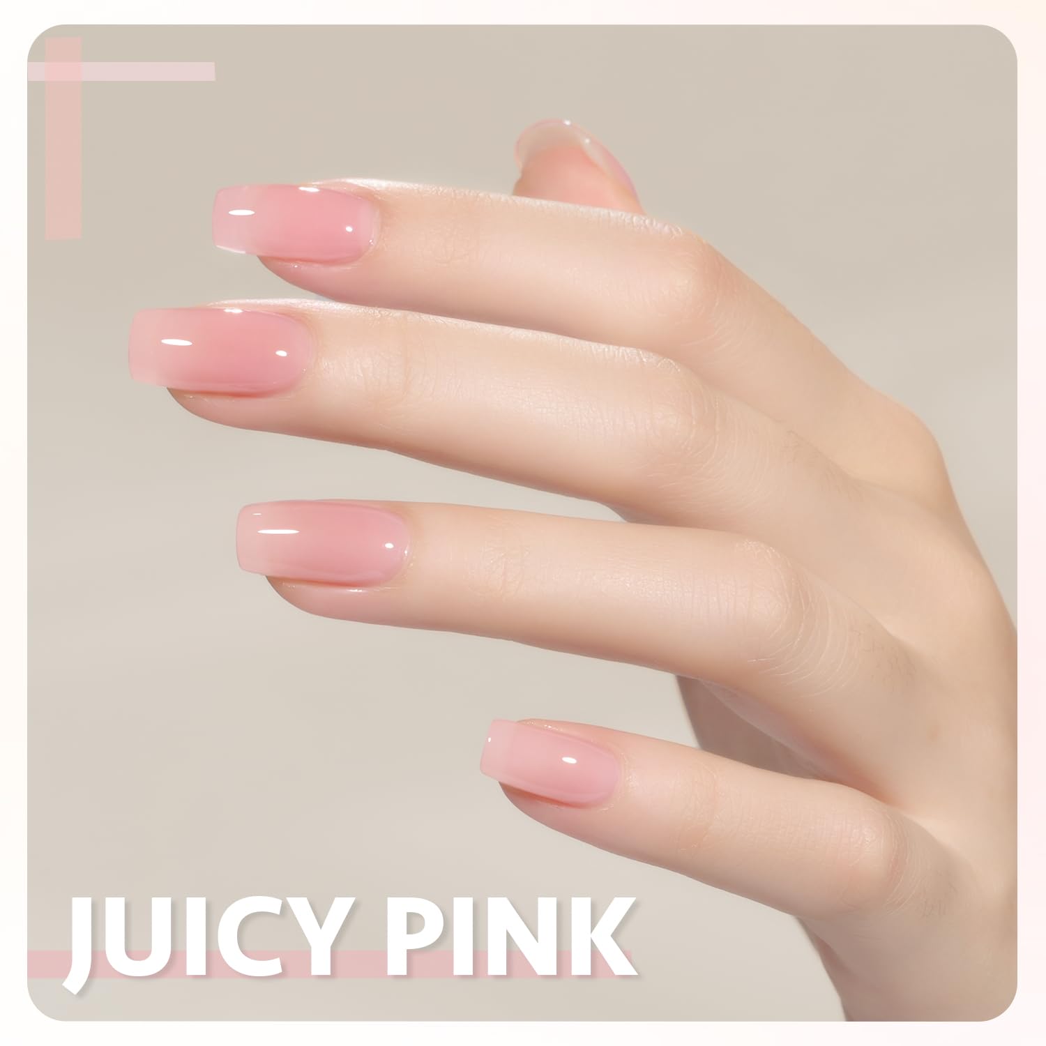 Foto 3 | Esmalte De Uñas En Gel Gaoy Sheer Pink Nude, 16 Ml, Uv Light Cure - Venta Internacional.