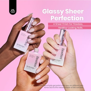 Foto 4 | Set De Esmaltes De Uñas En Gel Beetles Nude Pink, 6 Colores, Primavera - Venta Internacional.