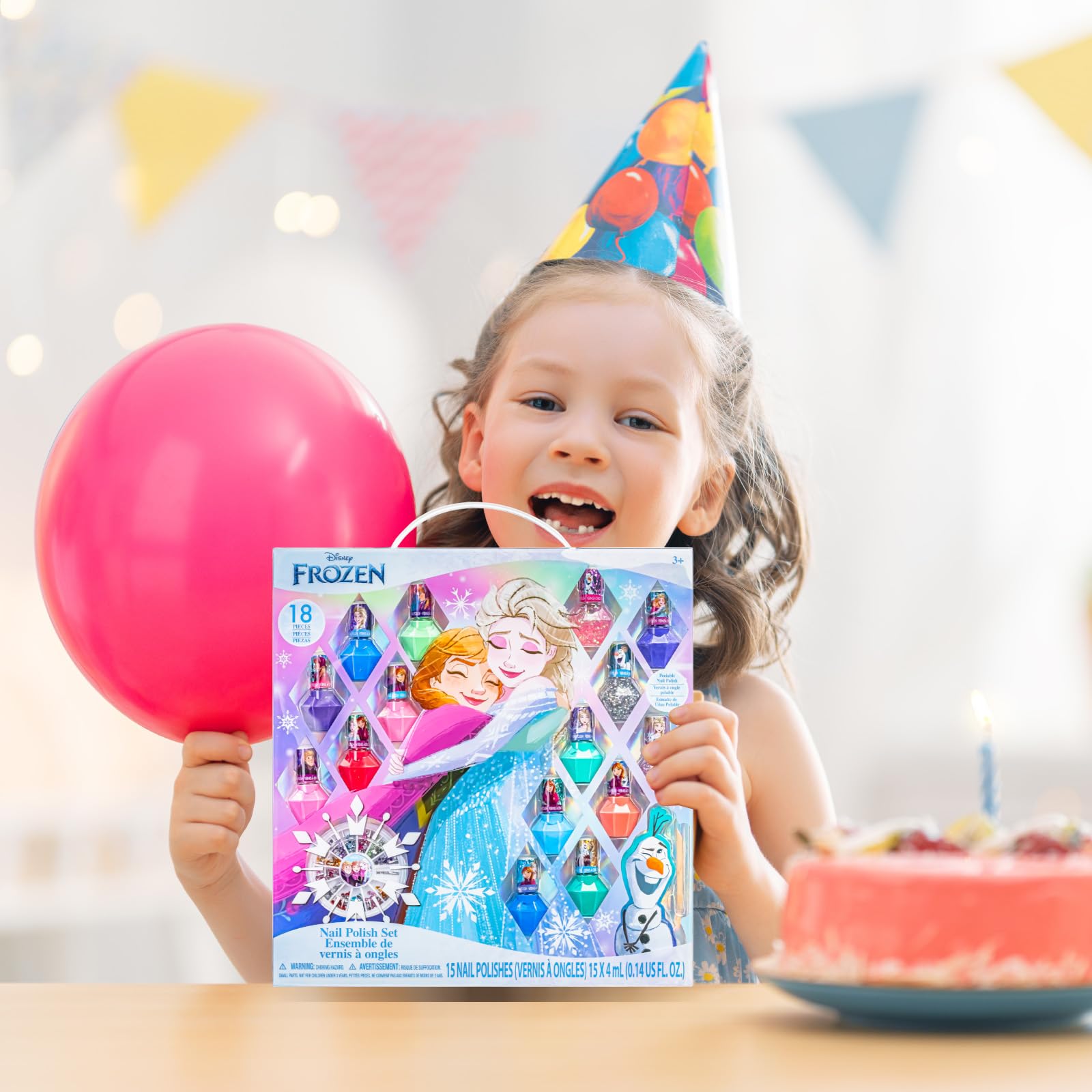 Foto 4 pulgar | Set De Esmaltes De Uñas Townley Girl Disney Frozen De 18 Piezas Para Niñas Mayores De 3 Años - Venta Internacional.