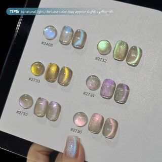 Foto 6 | Set De Esmaltes De Uñas Gaoy Cat Eye Gel Con Purpurina Azul Magnética - Venta Internacional.