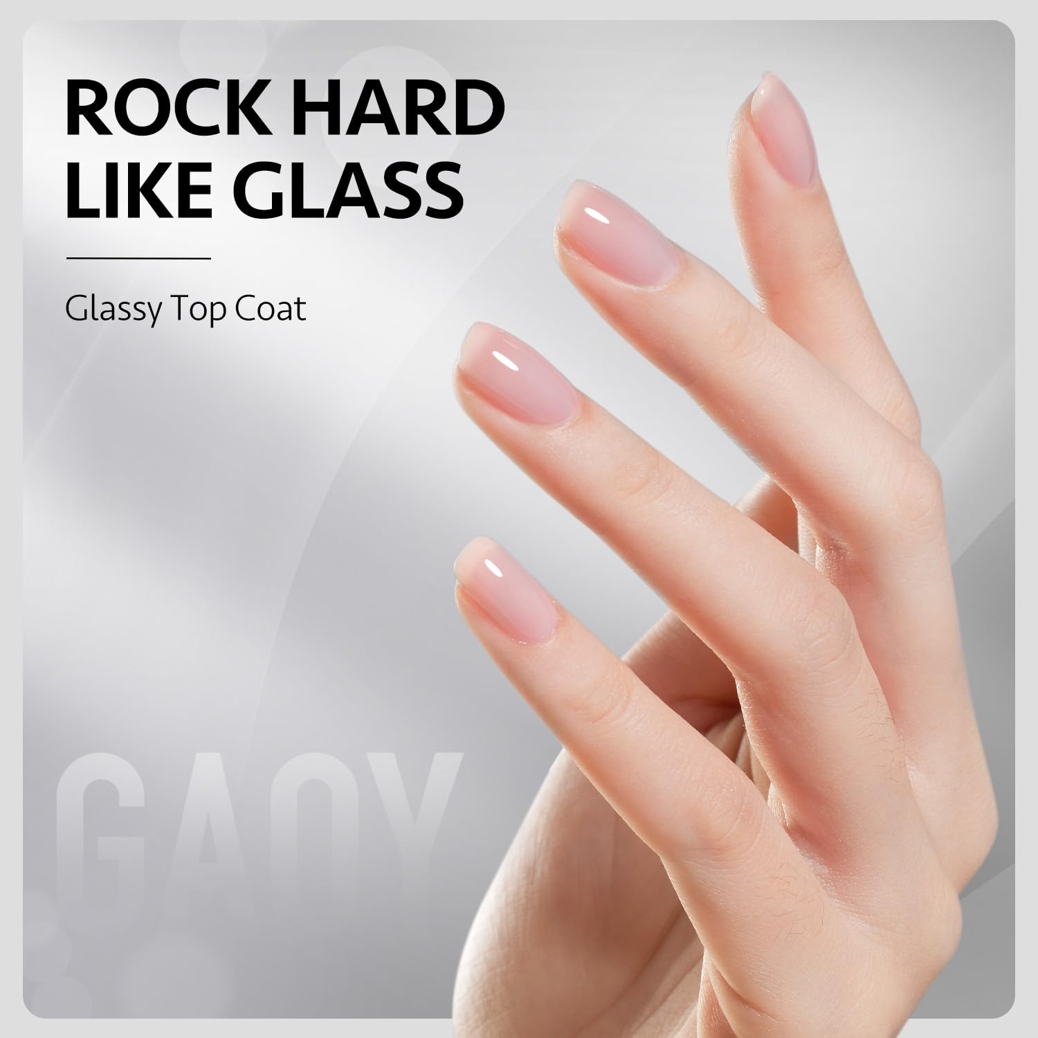 Foto 2 | Set De Esmalte De Uñas En Gel Gaoy, Capa Superior, Gel Floreciente Y Capa Base - Venta Internacional.