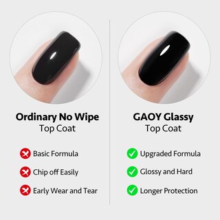 Foto 3 | Set De Esmalte De Uñas En Gel Gaoy, Capa Superior, Gel Floreciente Y Capa Base - Venta Internacional.