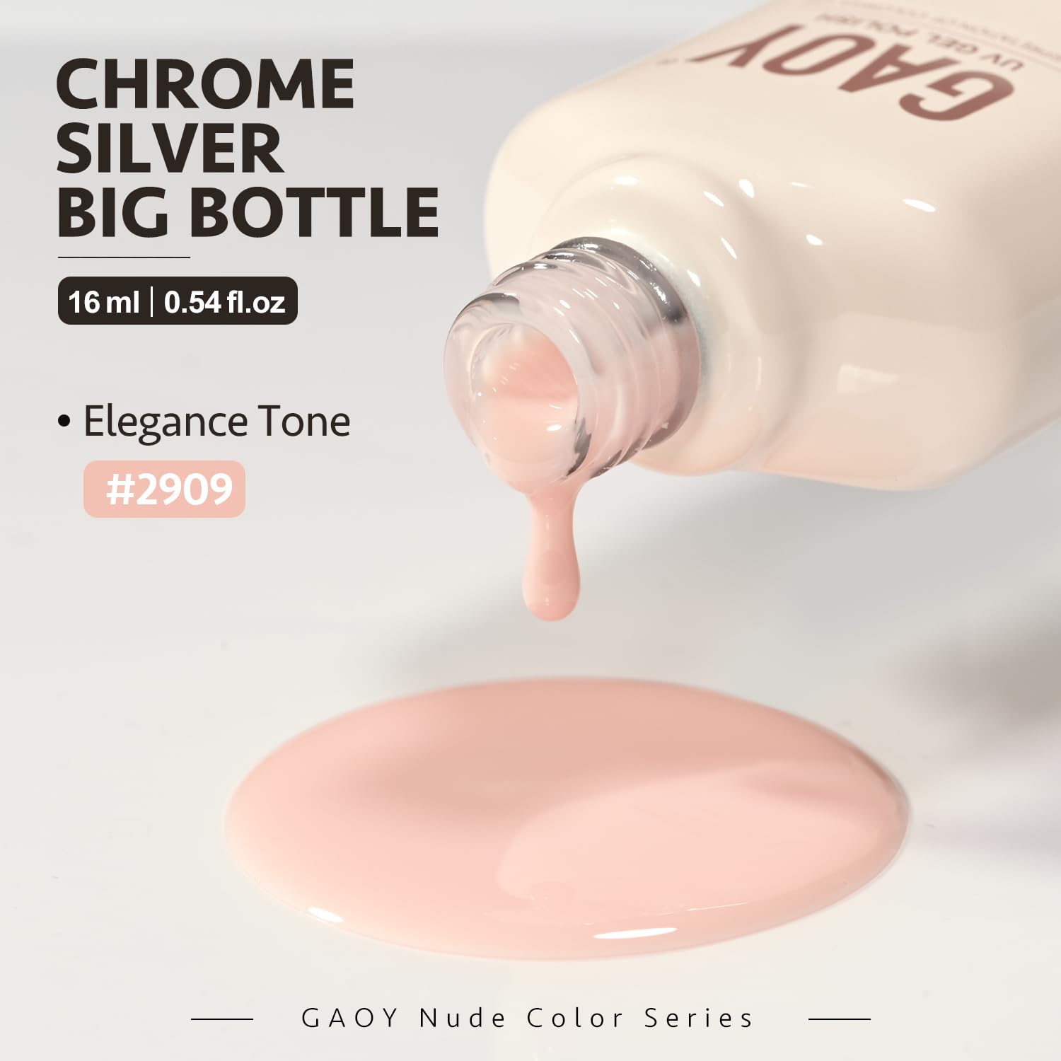 Foto 6 | Esmalte De Uñas Gaoy Nude Jelly Gel, 16 Ml, Translúcido - Venta Internacional.