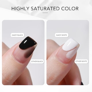Foto 2 | Kit De Esmaltes De Uñas En Gel Gaoy, Blanco Y Negro, 16 Ml, Soak Off Uv - Venta Internacional.