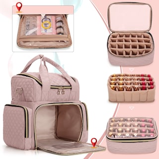 Foto 3 | Organizador De Esmaltes De Uñas Luxja Con Capacidad Para 48 Botellas Con Lámpara De Uñas - Venta Internacional.
