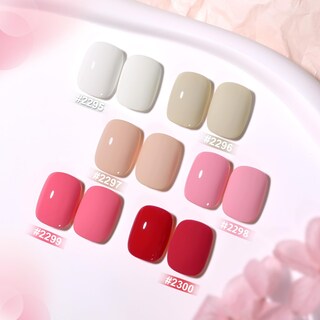 Foto 2 | Set De Esmaltes De Uñas En Gel Gaoy Rosa, Rojo Y Blanco, 6 Colores, 7,3 Ml - Venta Internacional.