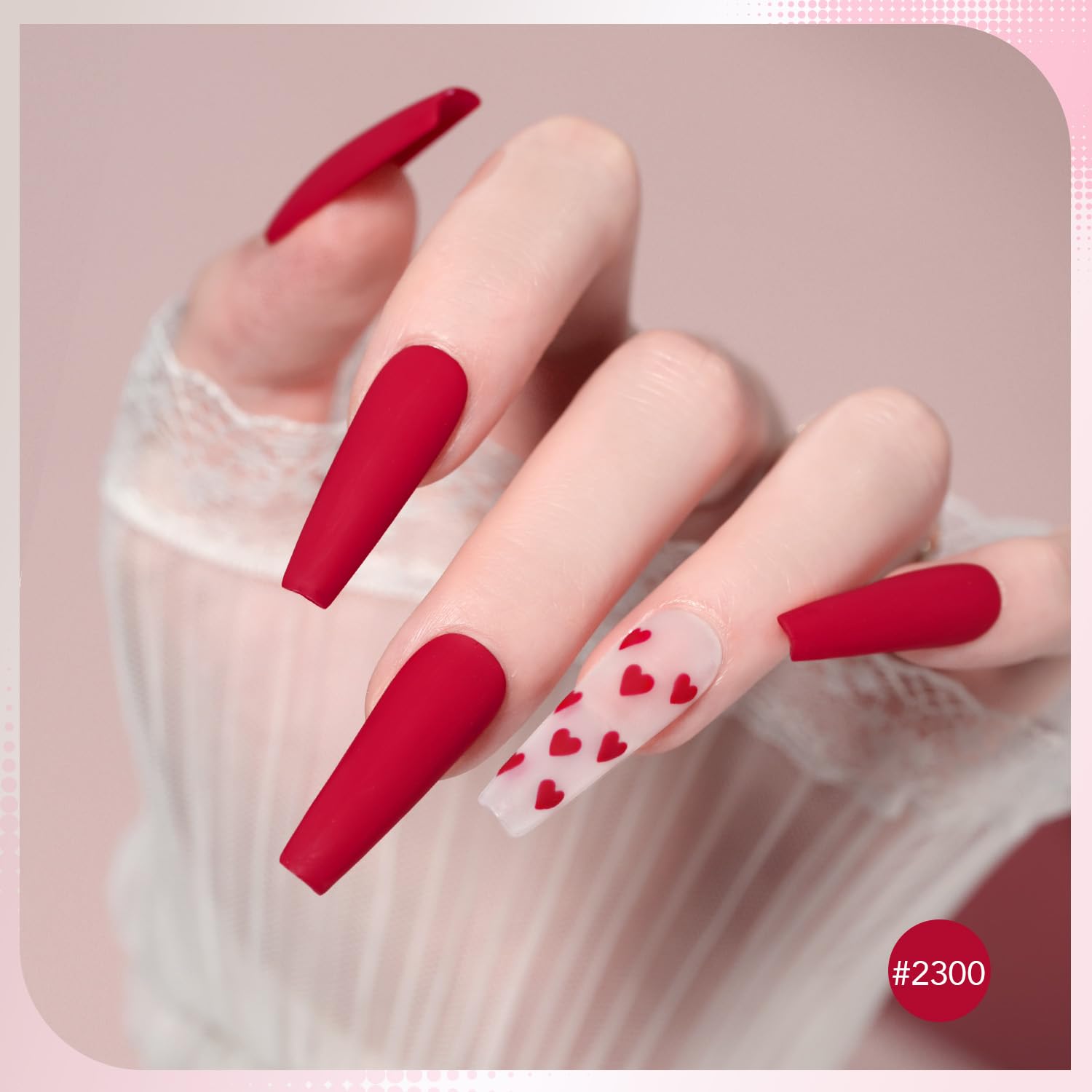 Foto 5 pulgar | Set De Esmaltes De Uñas En Gel Gaoy Rosa, Rojo Y Blanco, 6 Colores, 7,3 Ml - Venta Internacional.