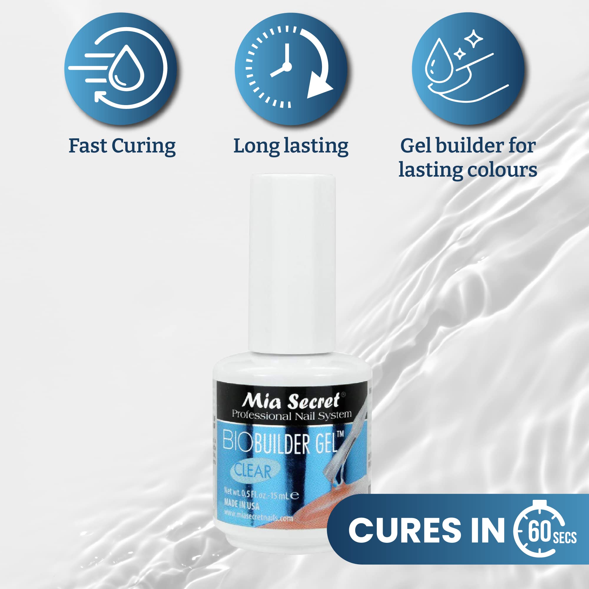 Foto 6 pulgar | Gel Para Esculpir Uñas Mia Secret Biobuilder Clear 15 Ml - Venta Internacional.