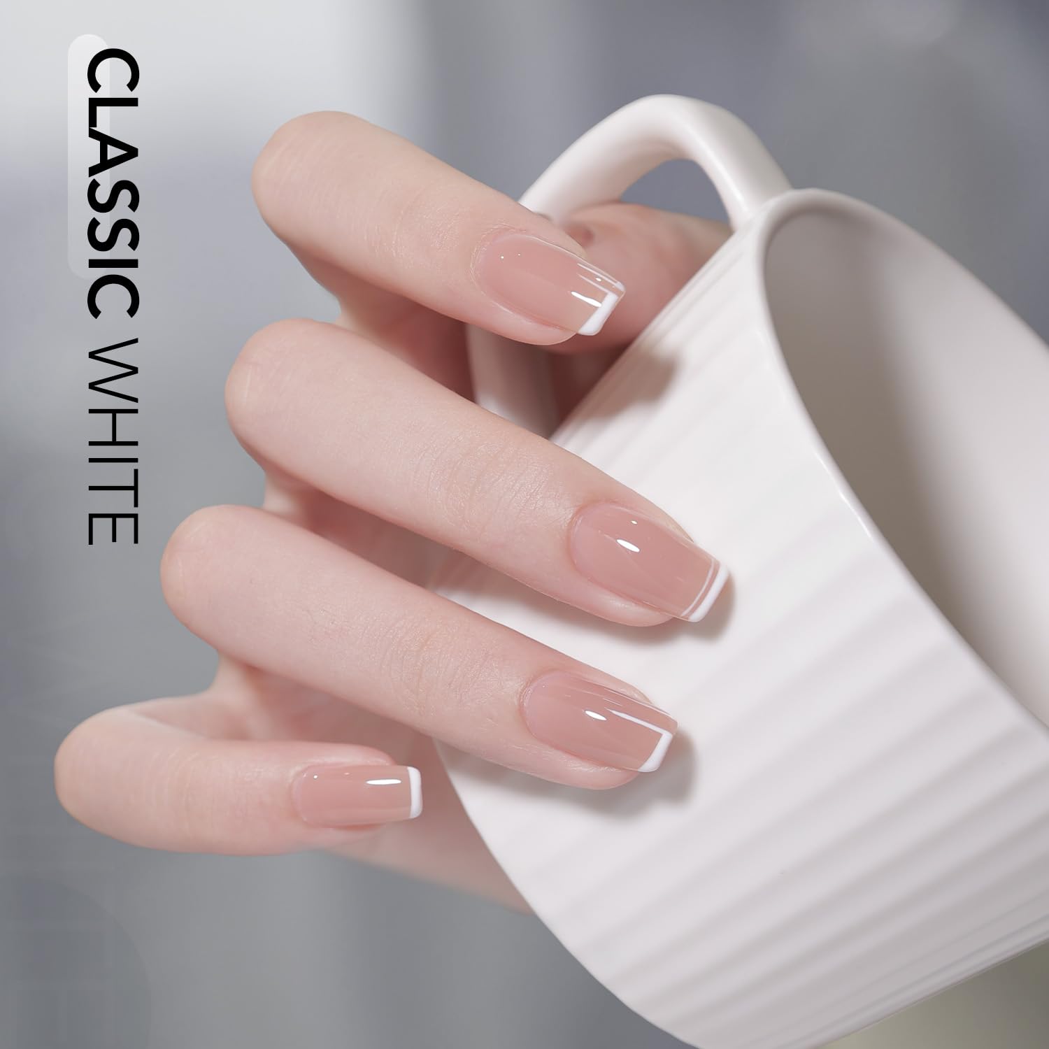 Foto 2 | Esmalte De Uñas En Gel Gaoy White Swirl Art Liner De 8 Ml Con Brocha Fina - Venta Internacional.