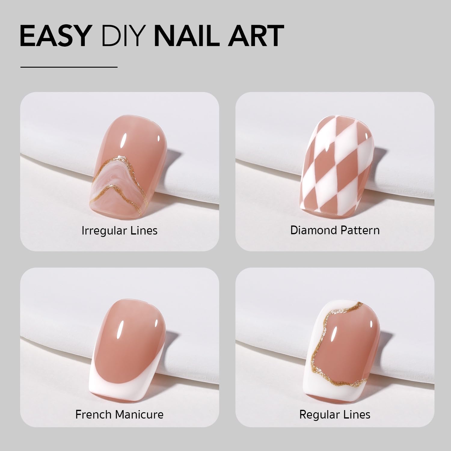Foto 5 pulgar | Esmalte De Uñas En Gel Gaoy White Swirl Art Liner De 8 Ml Con Brocha Fina - Venta Internacional.