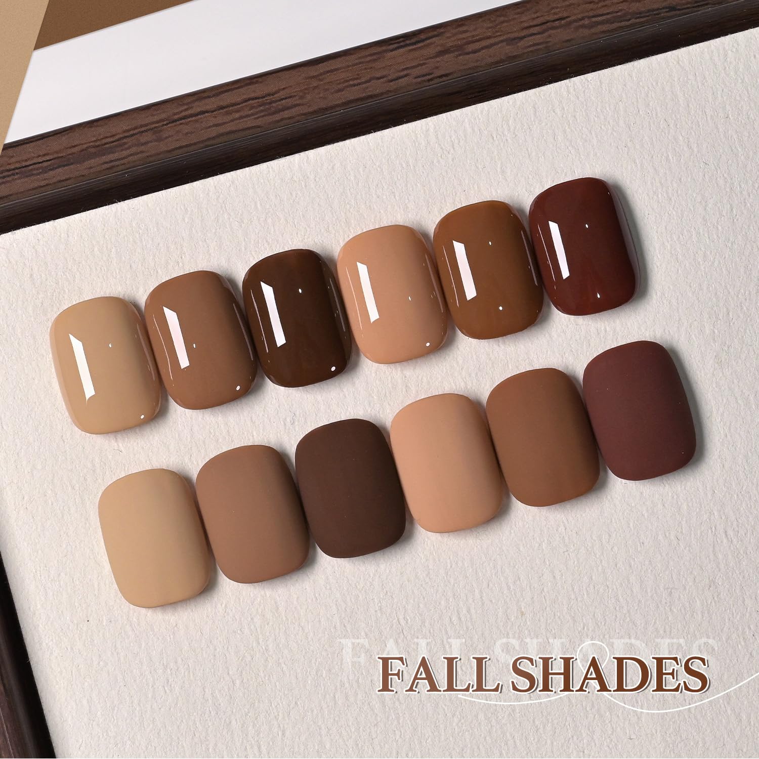 Foto 6 | Set De Esmaltes De Uñas En Gel Gaoy Brown Caramel Nude Red, 6,5 Ml X 6 - Venta Internacional.