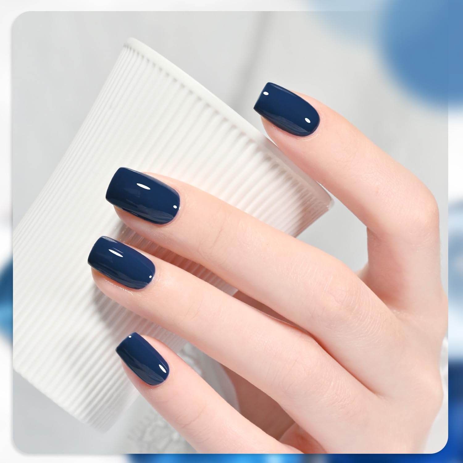 Foto 5 pulgar | Set De Esmaltes De Uñas En Gel Gaoy, Azul Marino, 6 Colores, 7,3 Ml, Luz Uv - Venta Internacional.