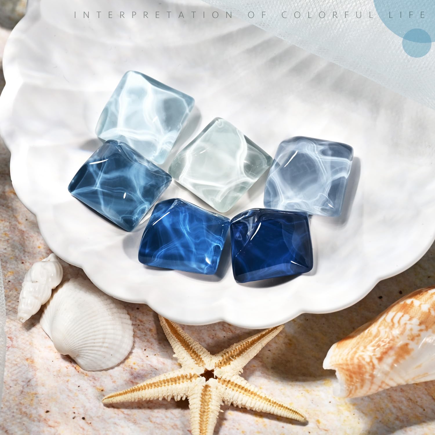 Foto 7 pulgar | Set De Esmaltes De Uñas En Gel Gaoy, Azul Marino, 6 Colores, 7,3 Ml, Luz Uv - Venta Internacional.