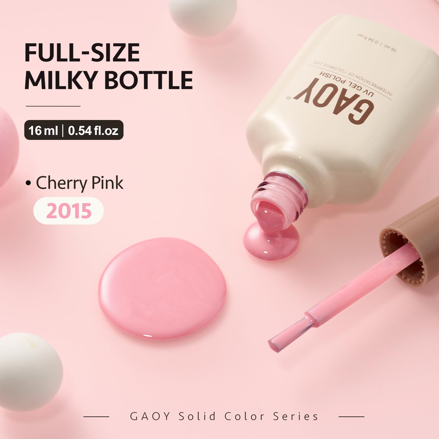 Foto 6 | Esmalte De Uñas En Gel Gaoy Pink, 16 Ml, Remoja Y Cura Con Luz Uv - Venta Internacional.