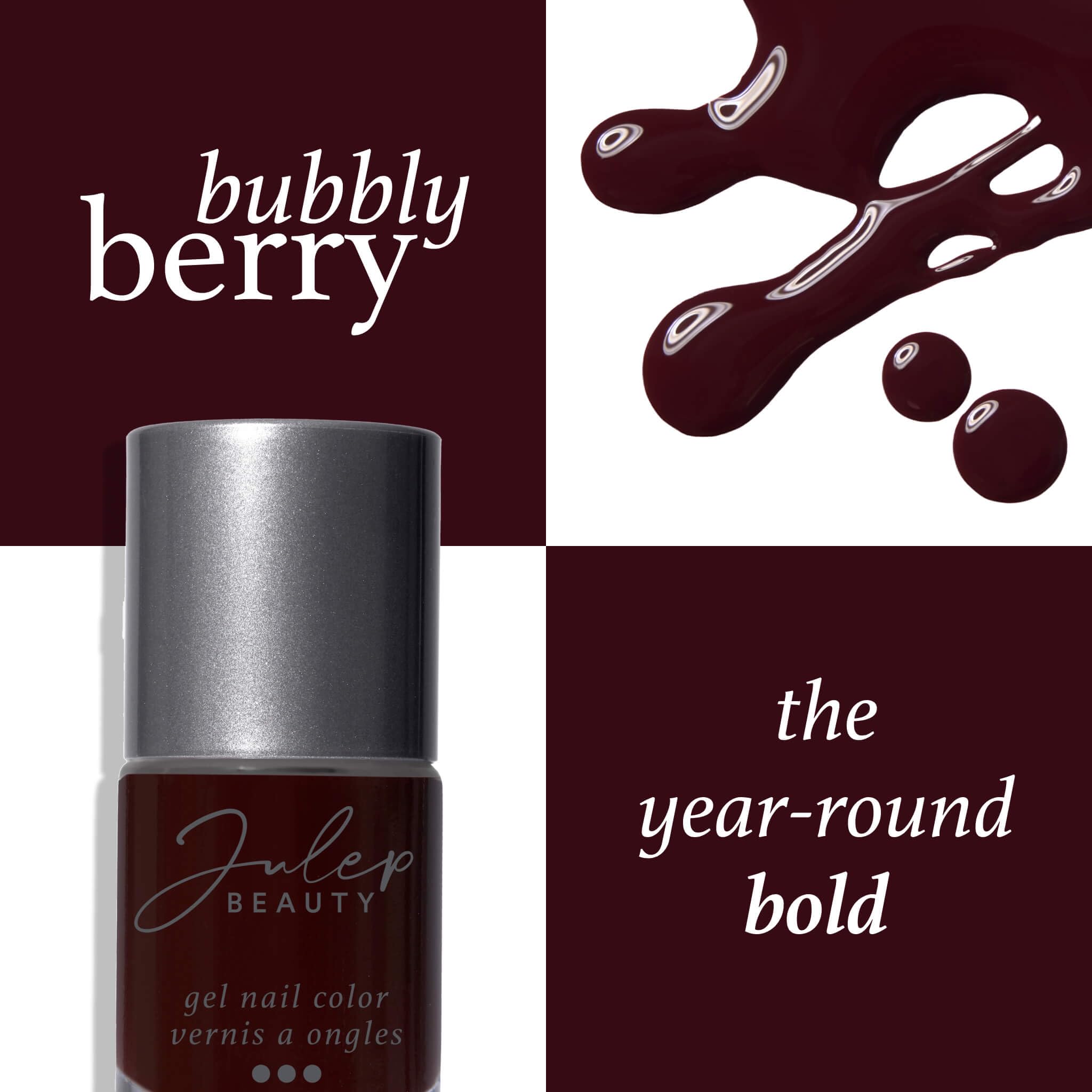 Foto 3 pulgar | Esmalte De Uñas En Gel Julep Quick-dry Bubbly Berry De Larga Duración - Venta Internacional.