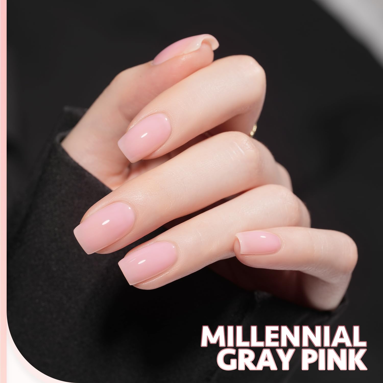Foto 4 pulgar | Set De Esmaltes De Uñas Gaoy Gel Grey Pink Jelly Gel De 6,5 Ml Para Manicura De Salón - Venta Internacional.