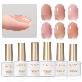 Foto 1 | Set De Gel Constructor Gaoy 6 Colores Para Uñas De 7,3 Ml Soak Off - Venta Internacional.