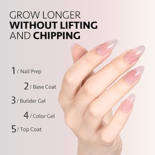 Foto 4 | Set De Gel Constructor Gaoy 6 Colores Para Uñas De 7,3 Ml Soak Off - Venta Internacional.