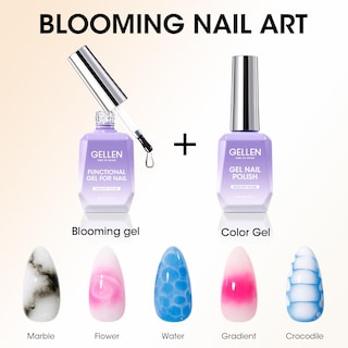 Foto 2 | Esmalte De Uñas En Gel Gellen Blooming, 18 Ml, Transparente Y Resistente A Los Rayos Uv - Venta Internacional.