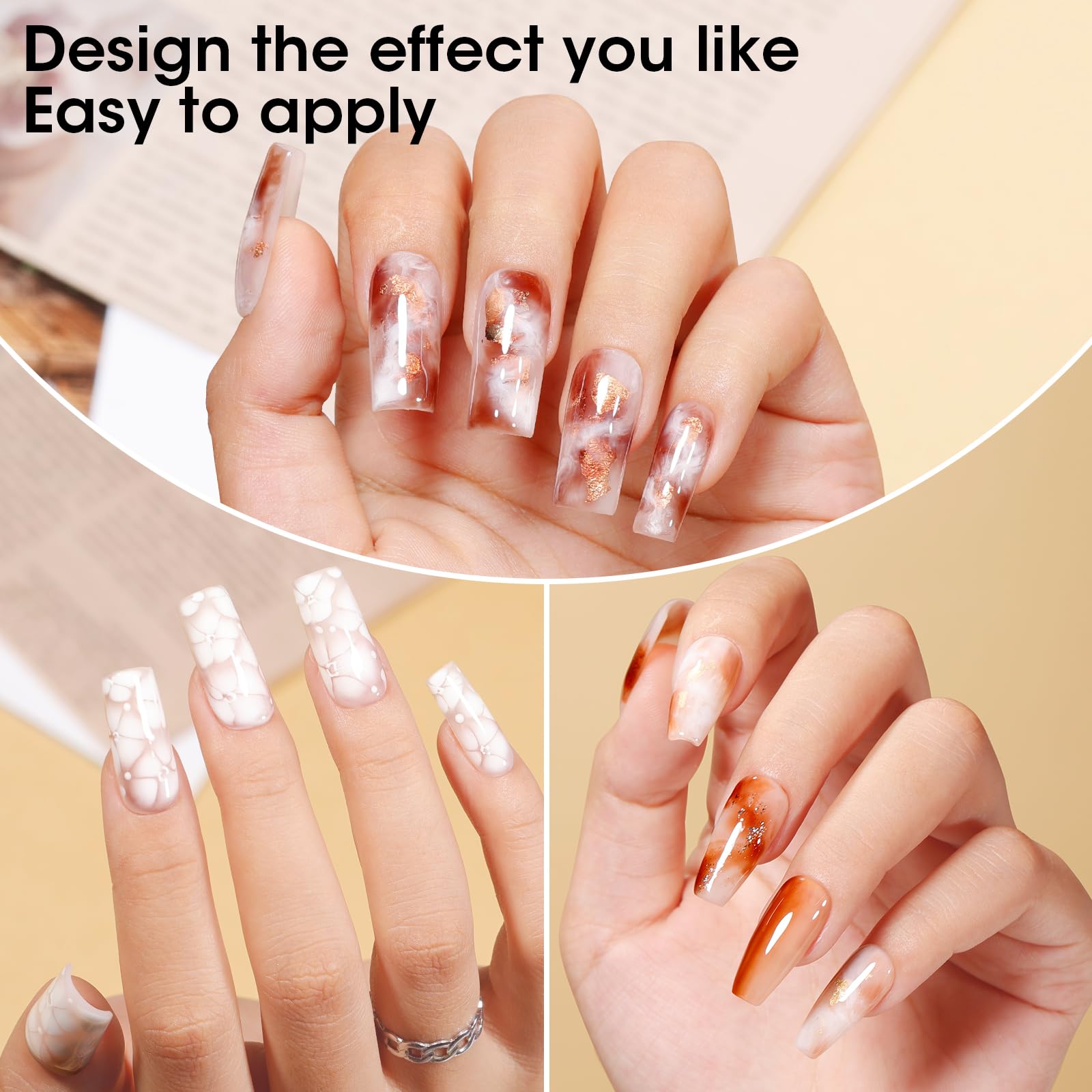 Foto 6 pulgar | Esmalte De Uñas En Gel Gellen Blooming, 18 Ml, Transparente Y Resistente A Los Rayos Uv - Venta Internacional.