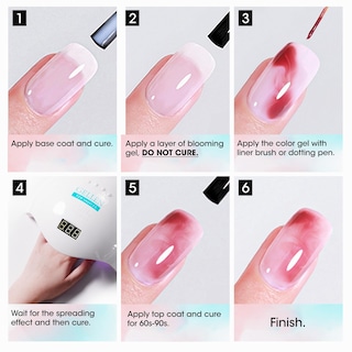 Foto 7 | Esmalte De Uñas En Gel Gellen Blooming, 18 Ml, Transparente Y Resistente A Los Rayos Uv - Venta Internacional.