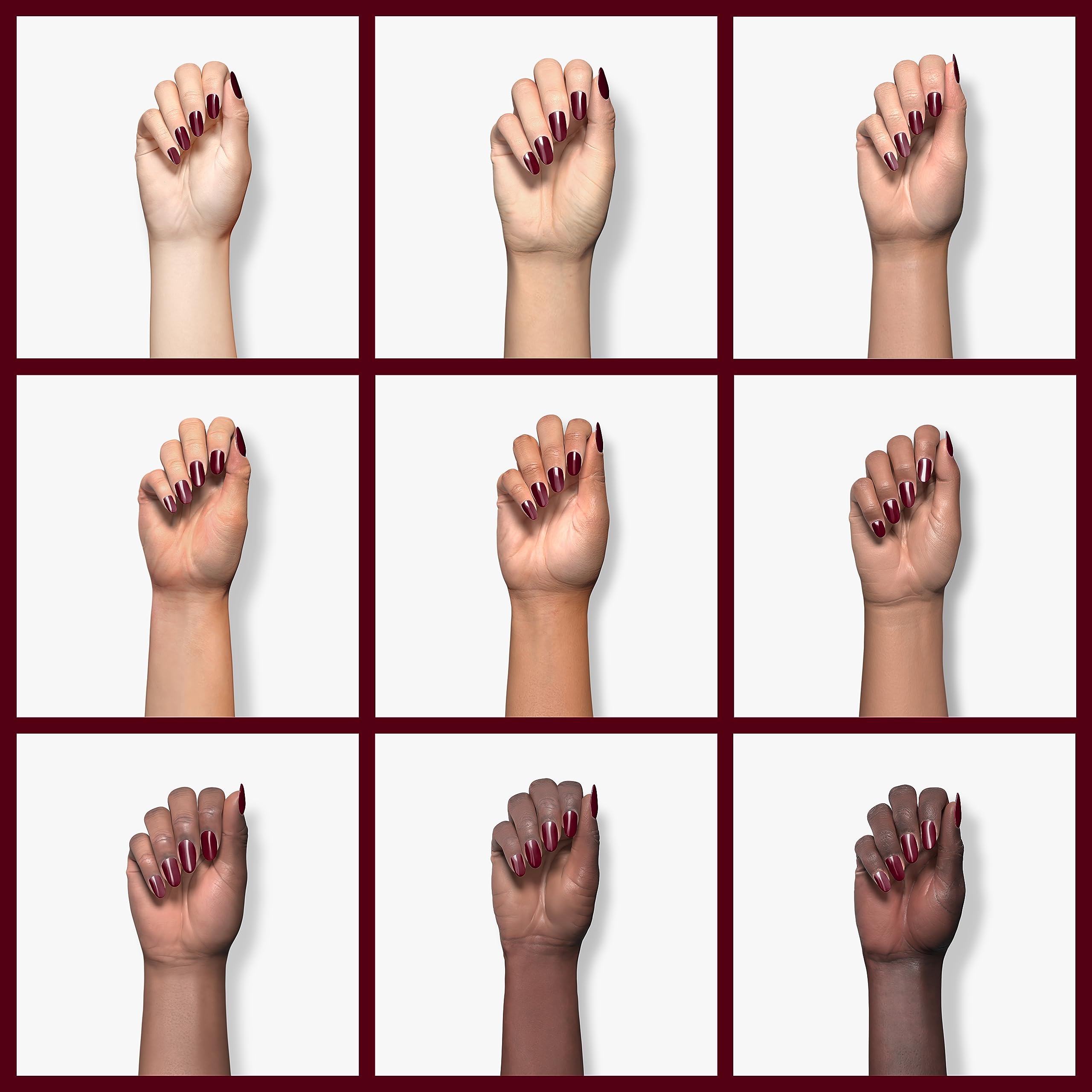 Foto 5 pulgar | Esmalte De Uñas En Gel Beetles Oxblood Red, 15 Ml, Lámpara Uv Soak Off - Venta Internacional.