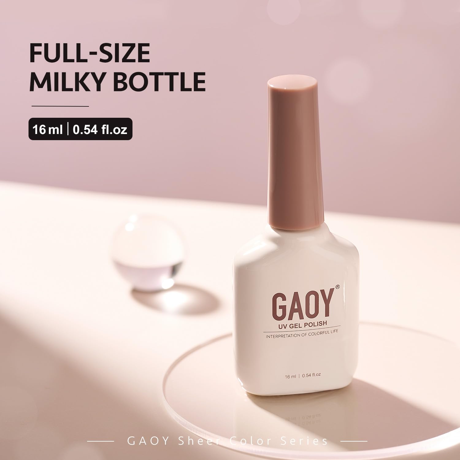 Foto 7 pulgar | Esmalte De Uñas En Gel Gaoy Jelly Nude Sheer Pink 16 Ml Blushing Red - Venta Internacional.