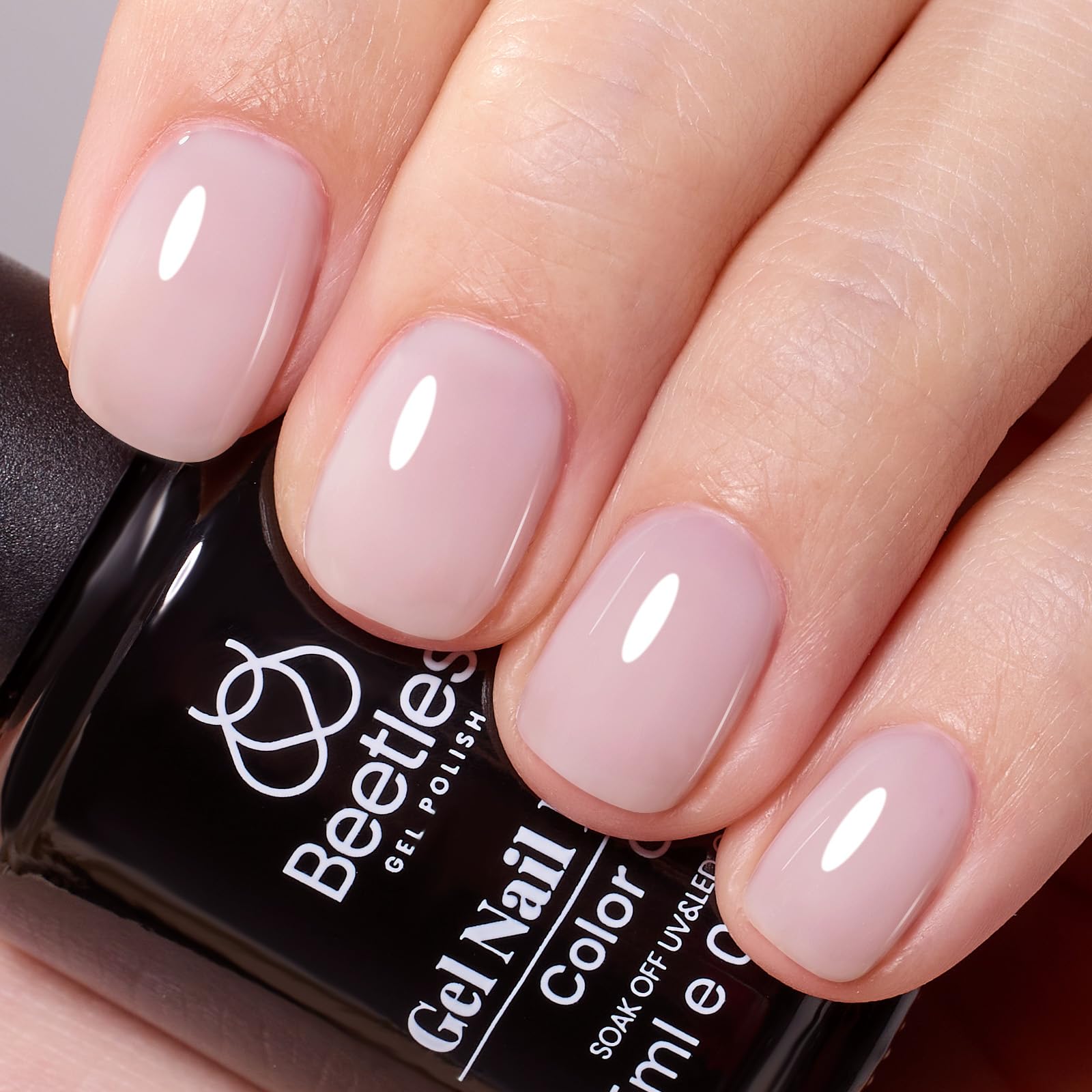 Foto 1 | Esmalte De Uñas Beetles Jelly Gel, 15 Ml, Color Rosa Claro, 1 Unidad - Venta Internacional.