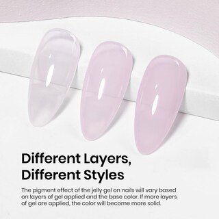 Foto 3 | Esmalte De Uñas Beetles Jelly Gel, 15 Ml, Color Rosa Claro, 1 Unidad - Venta Internacional.