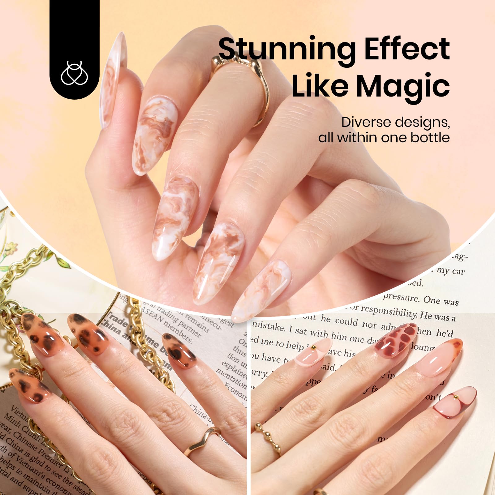 Foto 3 pulgar | Gel Con Forma De Escarabajos Que Florecen En Las Uñas, 2 Unidades, 15 Ml, Uv Y Led, Se Remojan - Venta Internacional.