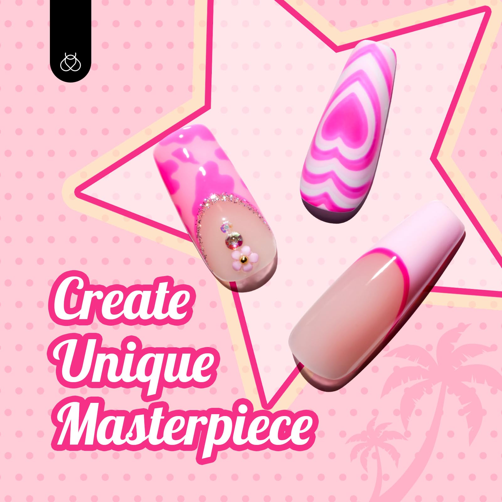Foto 4 pulgar | Set De Esmaltes En Gel Beetles Pink, 20 Colores, Rosa Intenso, Seductor - Venta Internacional.
