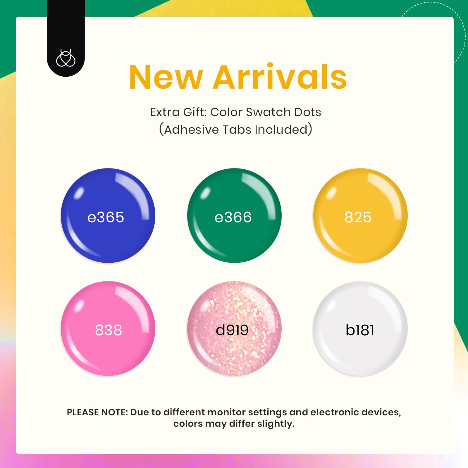 Foto 2 | Set De Esmaltes De Uñas En Gel Beetles Blokette, 6 Colores, Uv Y Led Soak Off - Venta Internacional.