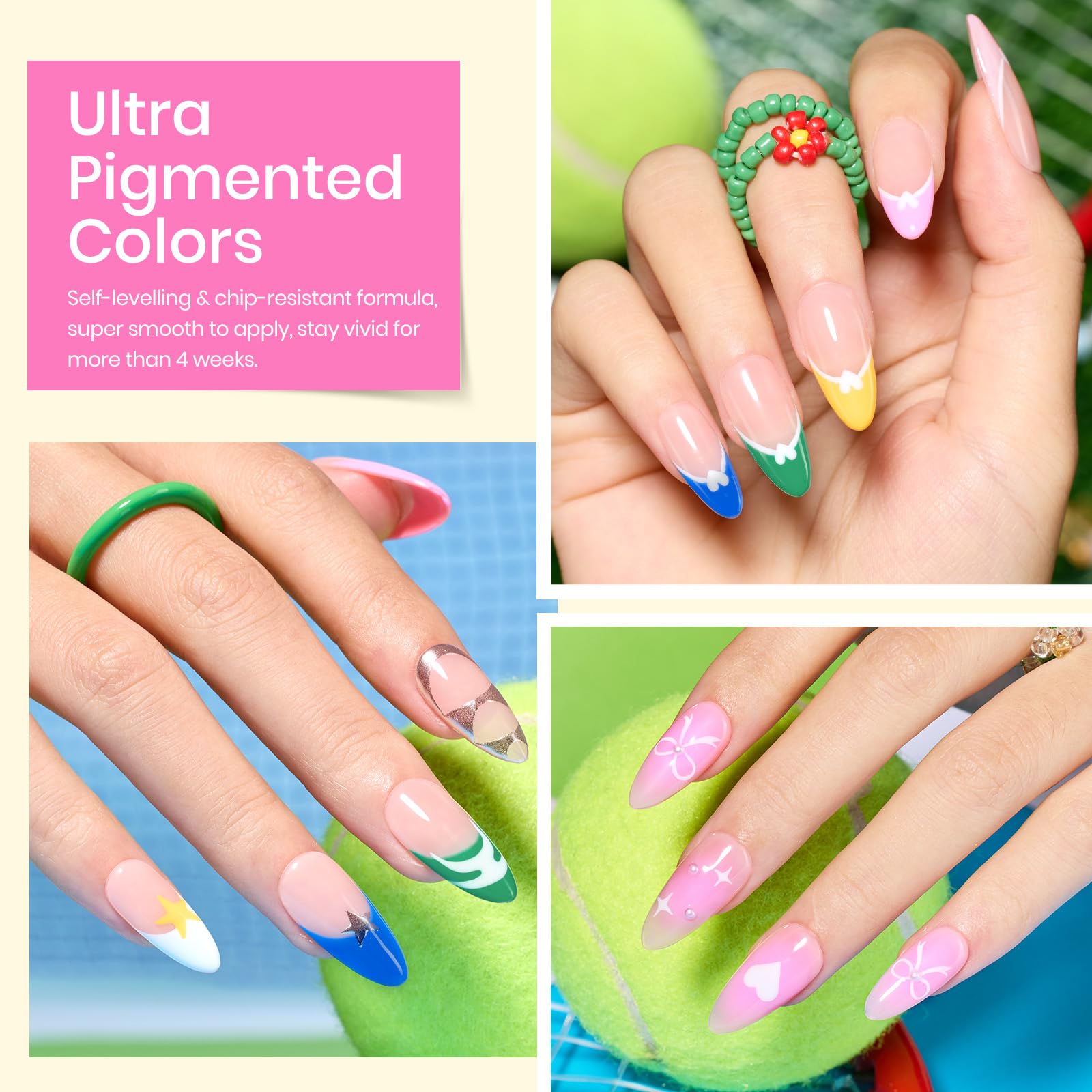Foto 6 pulgar | Set De Esmaltes De Uñas En Gel Beetles Blokette, 6 Colores, Uv Y Led Soak Off - Venta Internacional.