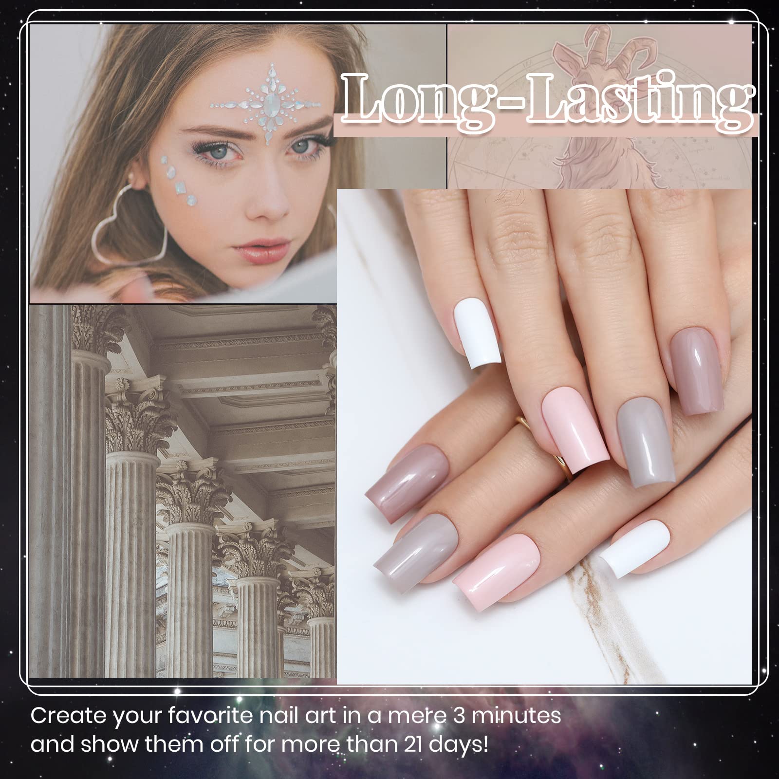 Foto 5 pulgar | Set De Esmaltes De Uñas En Gel Beetles 6 Colores Nude Para Mujer, 7,5 Ml - Venta Internacional.
