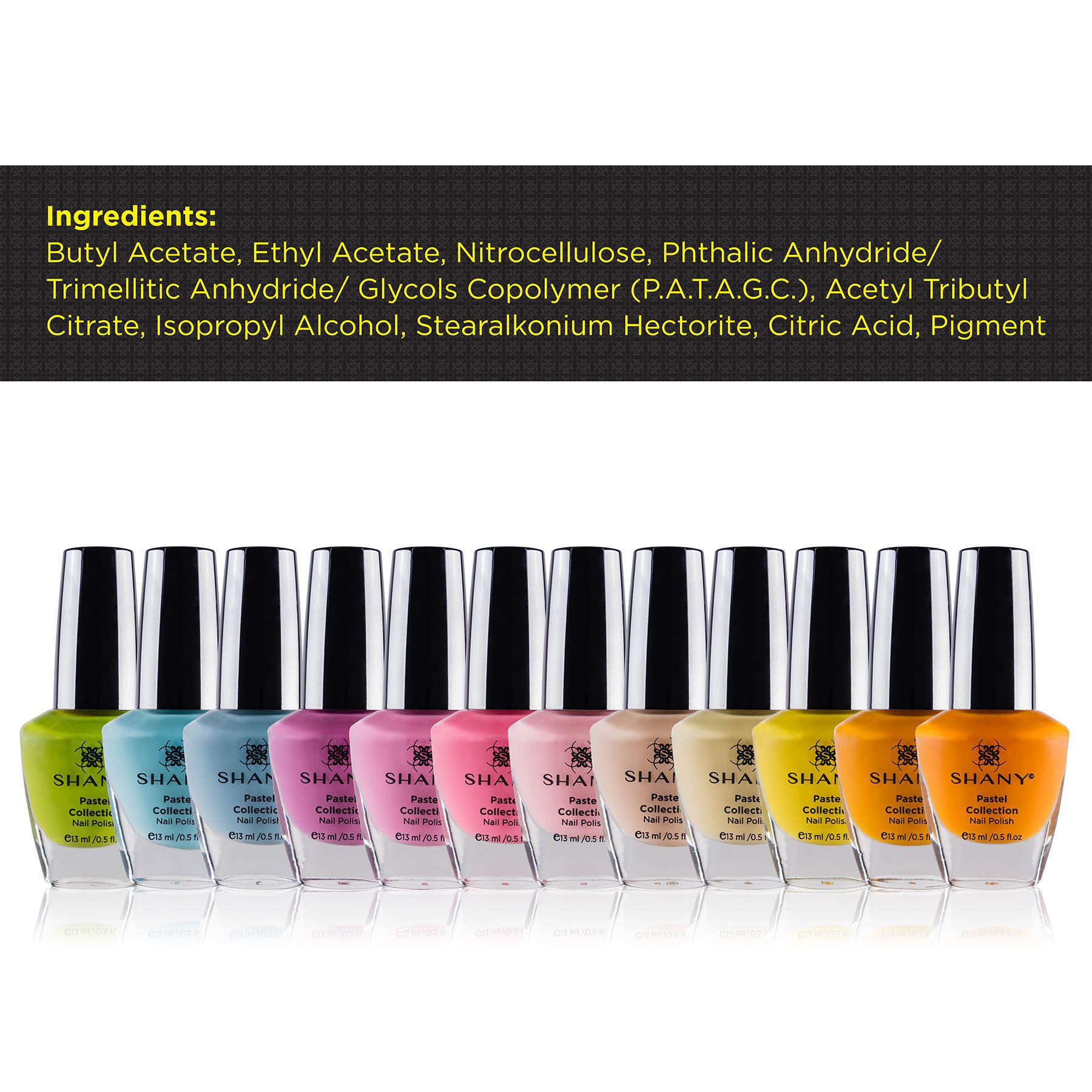 Foto 4 pulgar | Set De Esmaltes De Uñas Shany Pastel Collection 12 Colores 15 Ml - Venta Internacional.